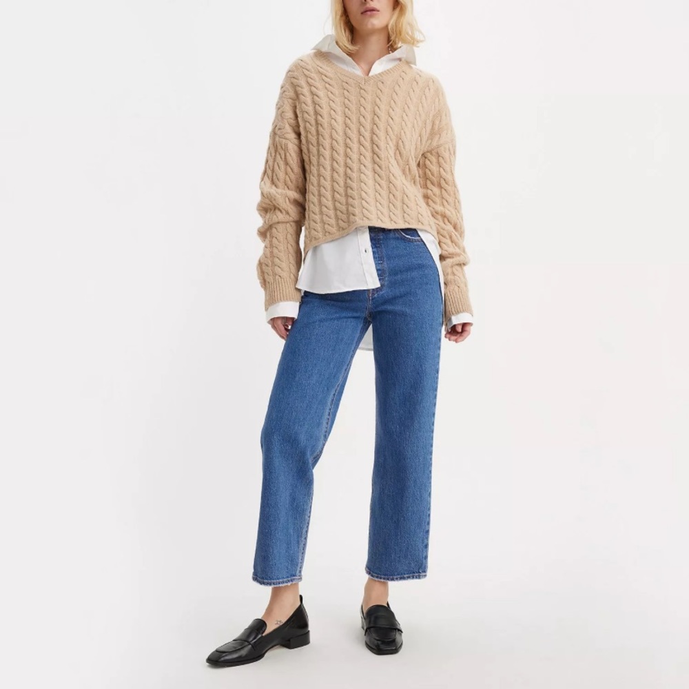 Levi’s Ribcage Straight Ankle Jeans